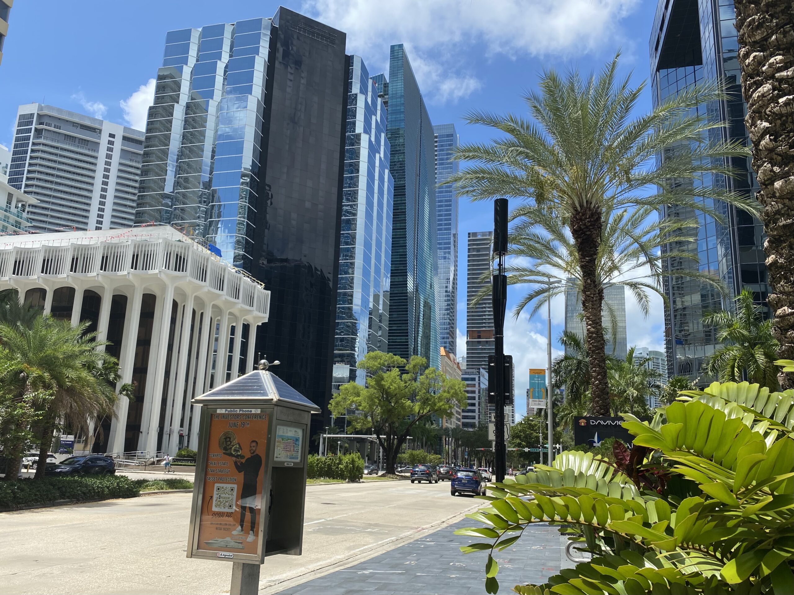 A beautiful view of Brickell Miami